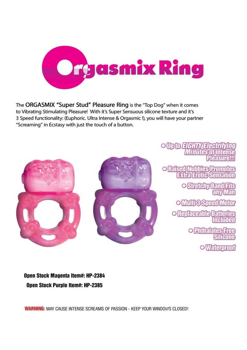 Super Stud Orgasmic Vibrating Silicone Cock Ring Waterproof - Magenta