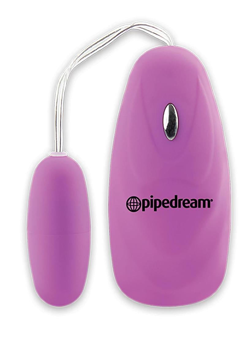 Neon Luv Touch Bullet Vibrator with Wired Remote Control - Purple