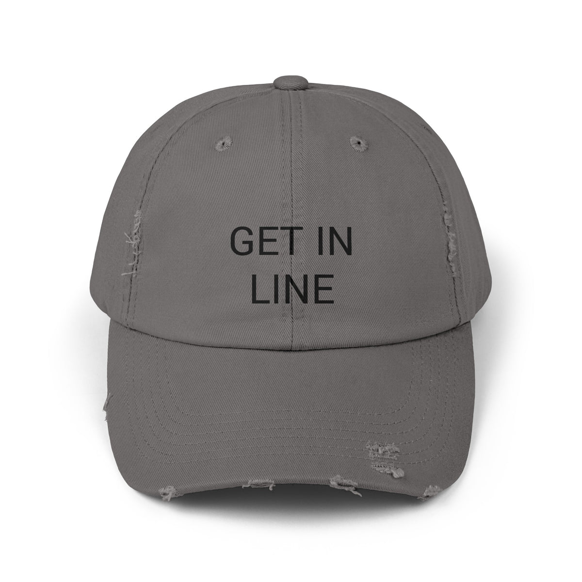 GET IN LINE Distressed Cap in 6 colors