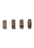 Basic Essentials Super Stretchy Enhancer Cock Rings - Smoke