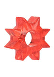Basic Essentials Super Stretchy Enhancer Cock Rings - Red