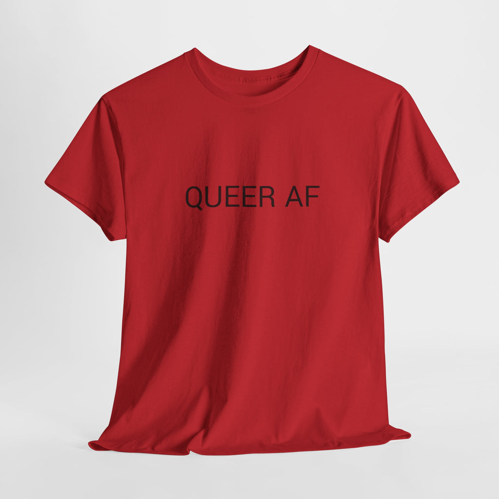 QUEER AF TEE BY CULTUREEDIT AVAILABLE IN 13 COLORS