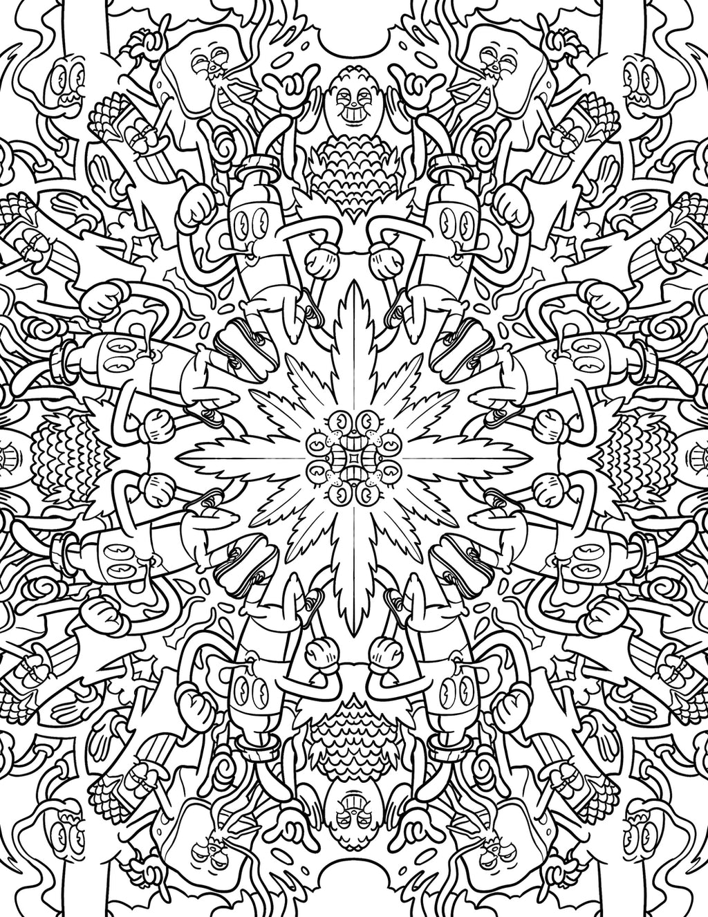 It's 420, Time To Color Coloring Book