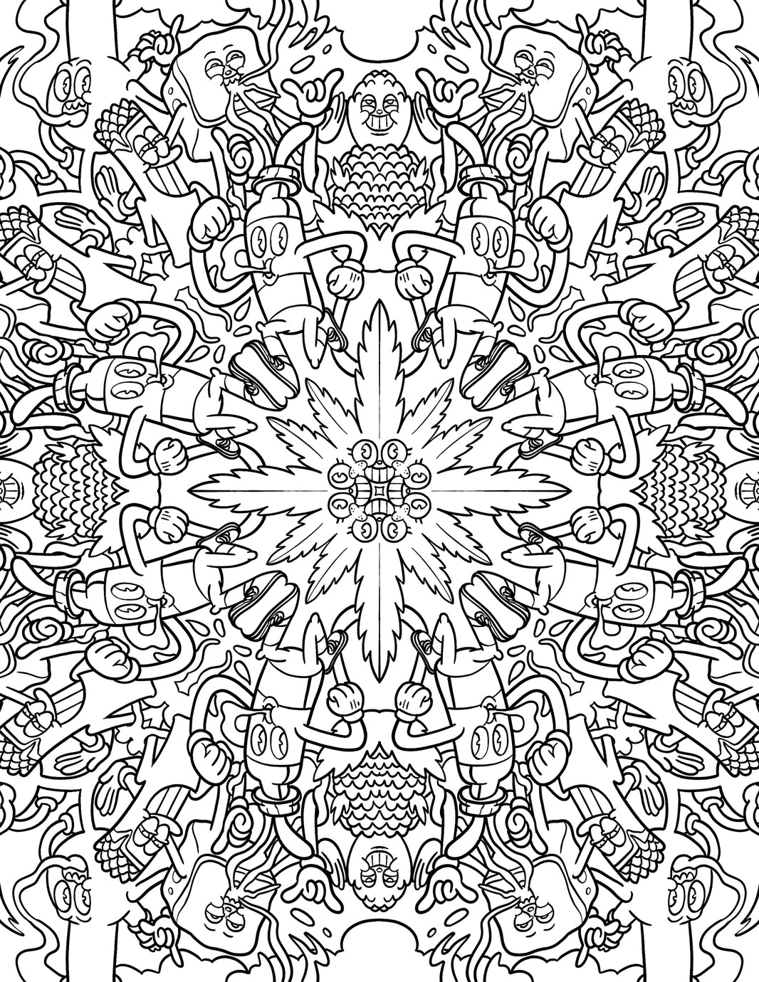 It's 420, Time To Color Coloring Book