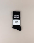 Grab Here Socks by YES HOMO - White