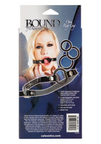 Bound By Diamonds Open Ring Gag - Black