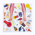 The Hangover By Olaf Breuning - Sheet of 25 Kiss-Cut Stickers