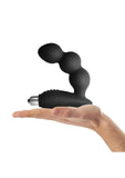 Big Boy Silicone Prostate and Perineum Massager Vibrator - Black