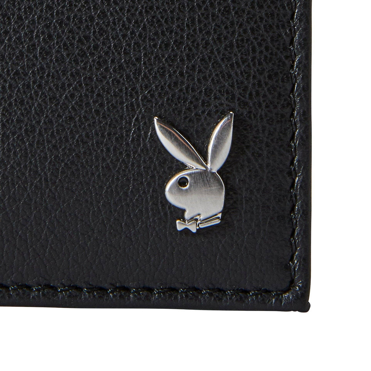 PLAYBOY Men's Milled Front Pocket Wallet