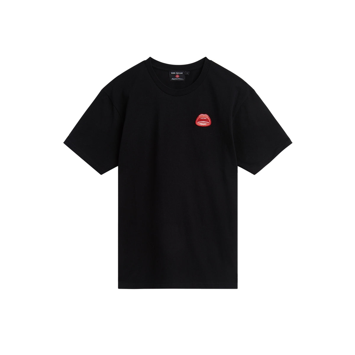 Tom Wesselmann Mouth Icon Patch T-Shirt - Black