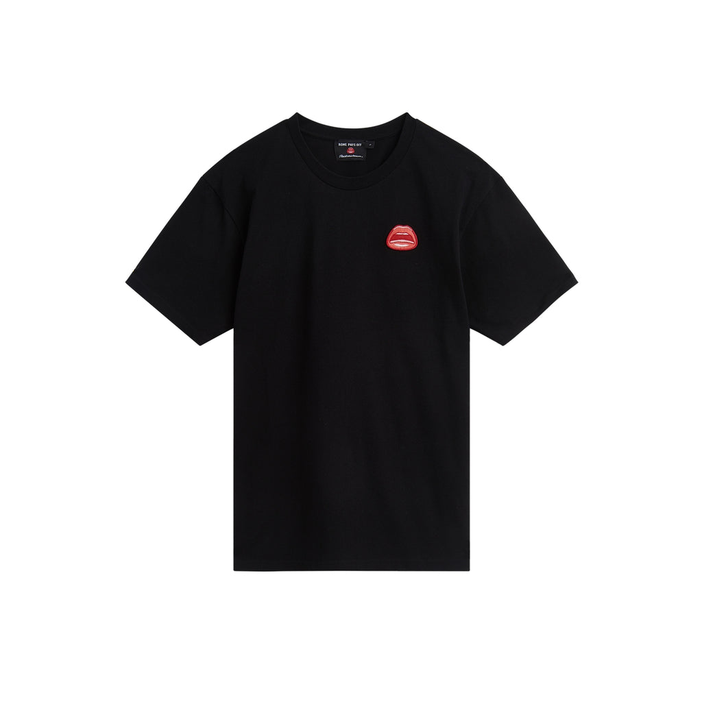 Tom Wesselmann Mouth Icon Patch T-Shirt - Black