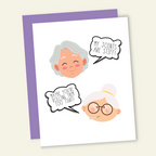 My Joints Are Stiff Old Lady 420 Birthday Card