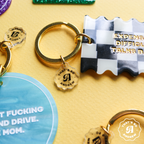 Born to Yee Haw Forced to Hell Naw | Motel Style Keychain