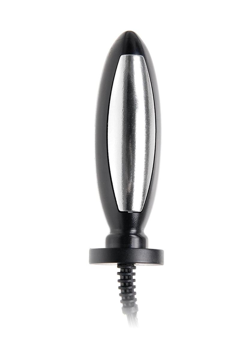 Fetish Fantasy Series Shock Therapy Pleasure Probe with Power Unit - Black and Silver