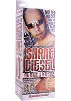 Shane Diesel Big Black & Realistic Dildo with Balls 10in - Chocolate