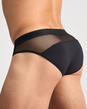 TEAMM8 Score Sheer Slim Brief - Black