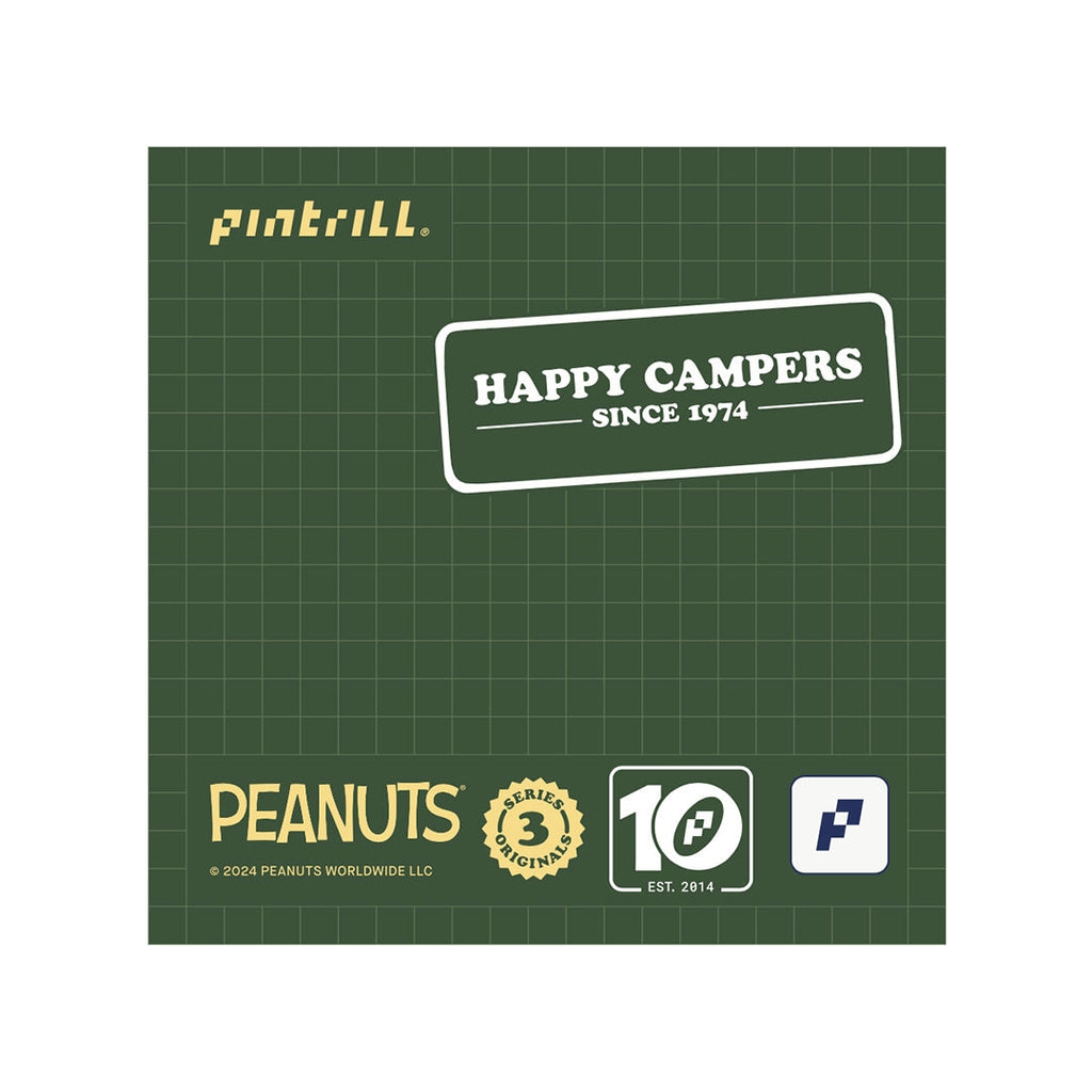 Snoopy Flag & Compass Enamel Pin Set