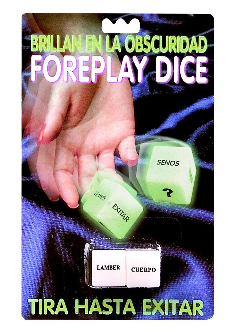Erotic Dice - Spanish Version - Glow in the Dark