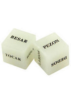 Erotic Dice - Spanish Version - Glow in the Dark