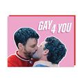 Heated Rivalry: Gay 4 You Kiss A2 Card