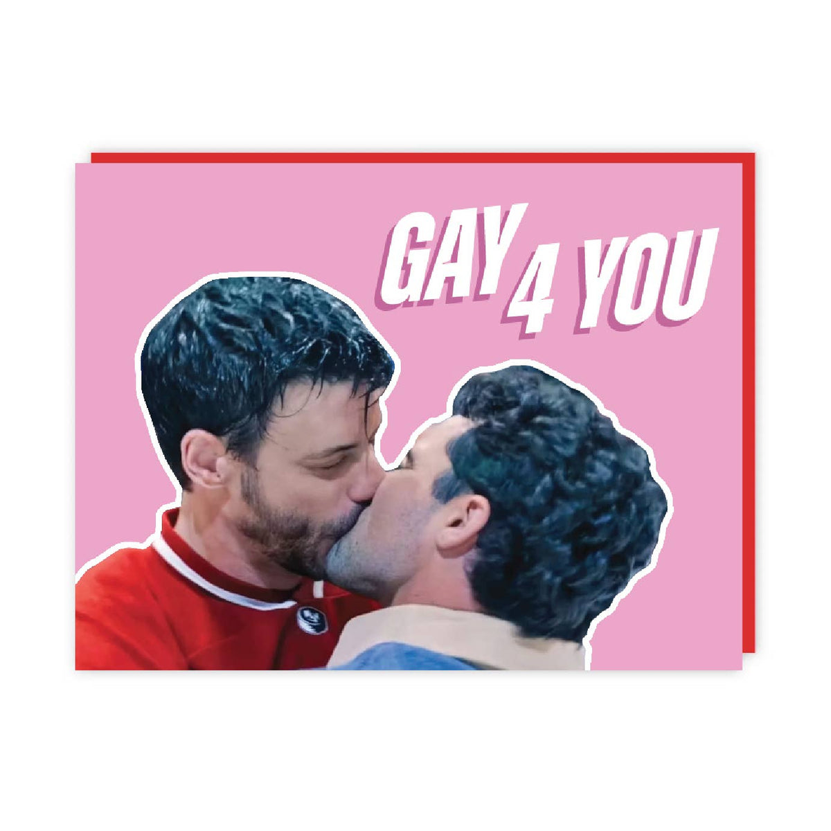 Heated Rivalry: Gay 4 You Kiss A2 Card