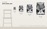 White Socks, 2021 — print size comparison