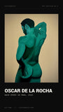 Oscar De La Rocha, Back Study in Teal, 2026