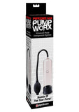 Pump Worx Rookie Of The Year Pump Advanced Penis Enlargement System - Clear and Black