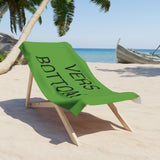 VERS BOTTOM Beach Towel by CULTUREEDIT