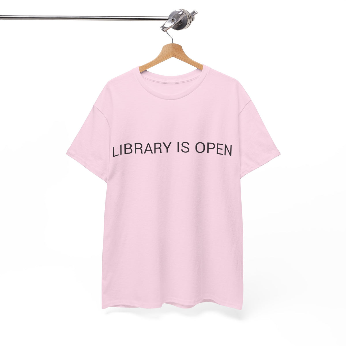 LIBRARY IS OPEN TEE BY CULTUREEDIT AVAILABLE IN 13 COLORS
