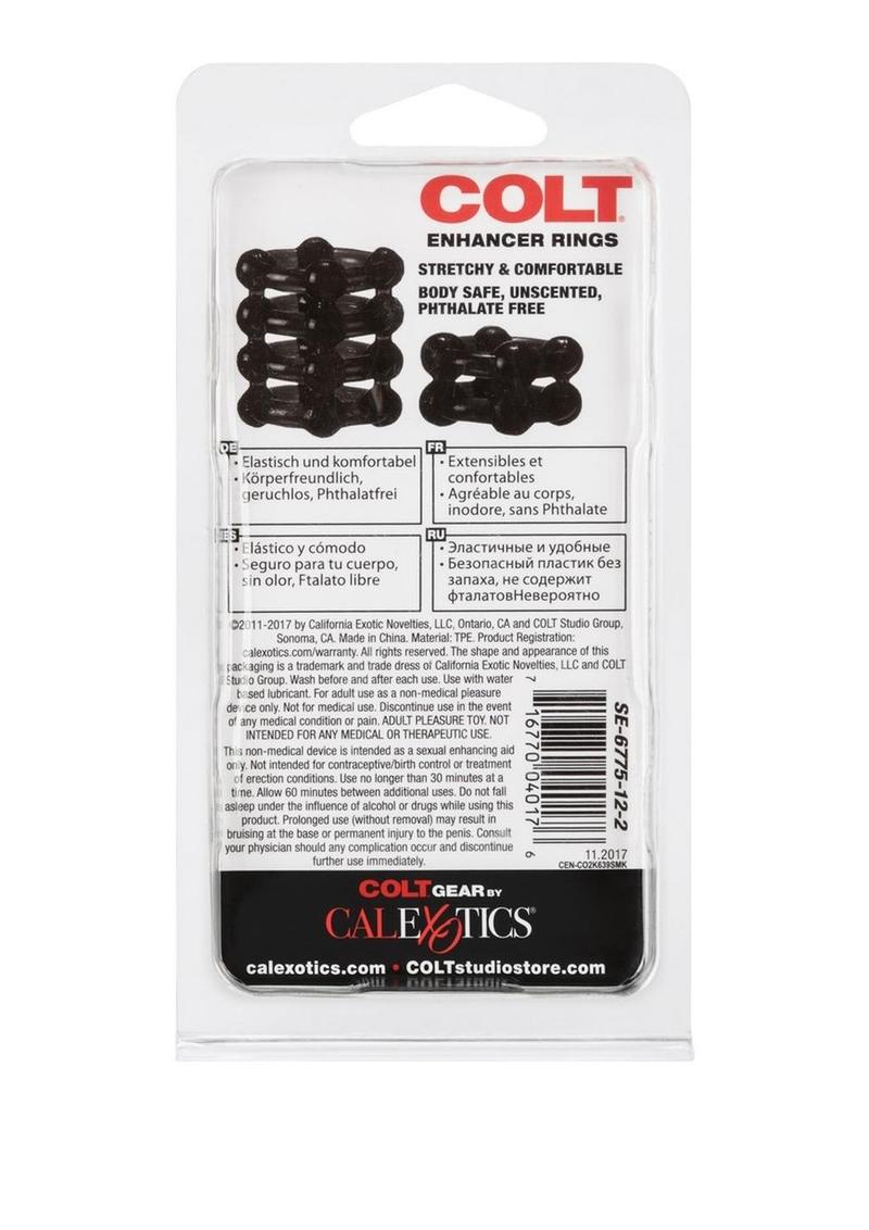 COLT Enhancer Rings Cock Rings - Smoke