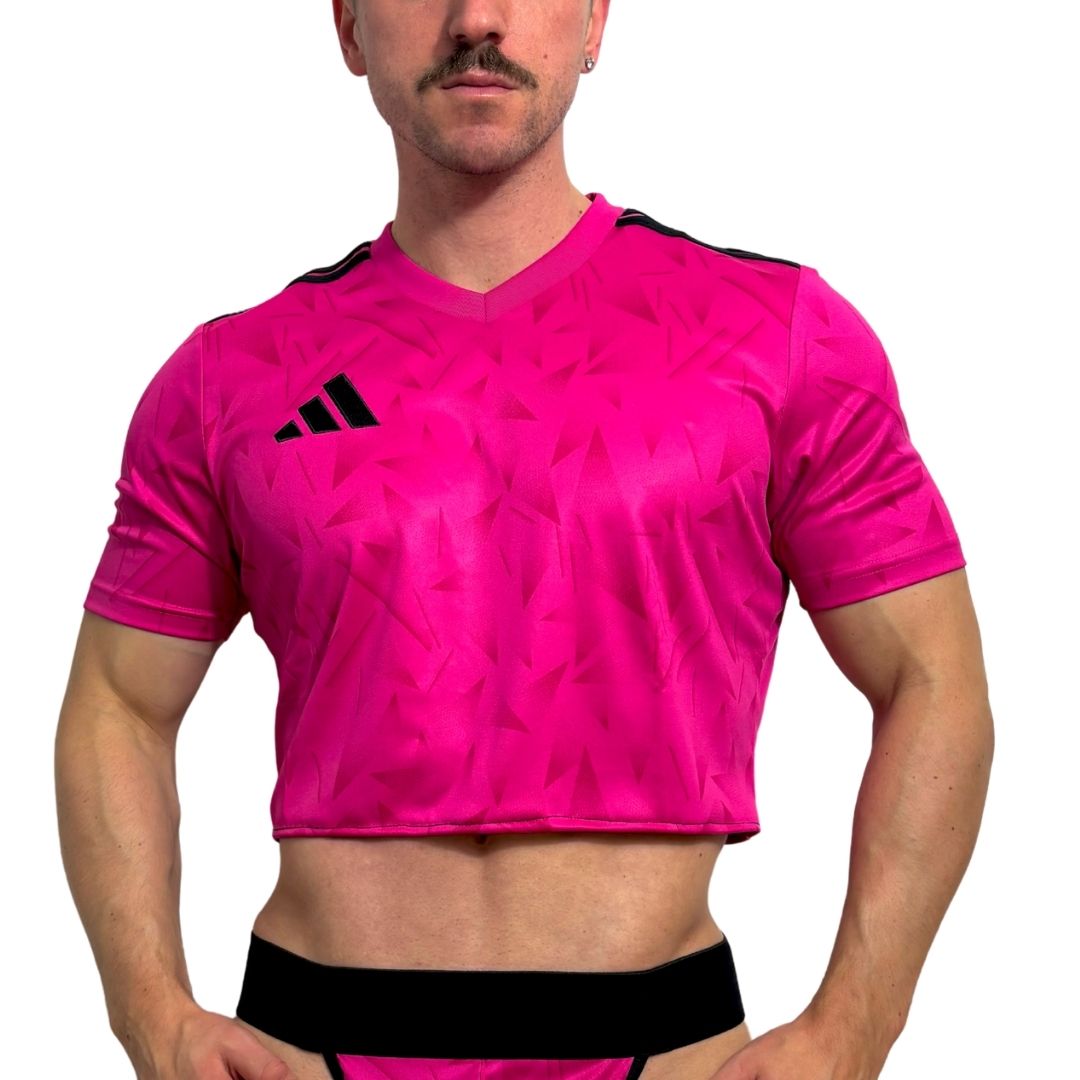 Adidas Neo Pink Short Sleeve Crop Top BY SNEAKERMASK