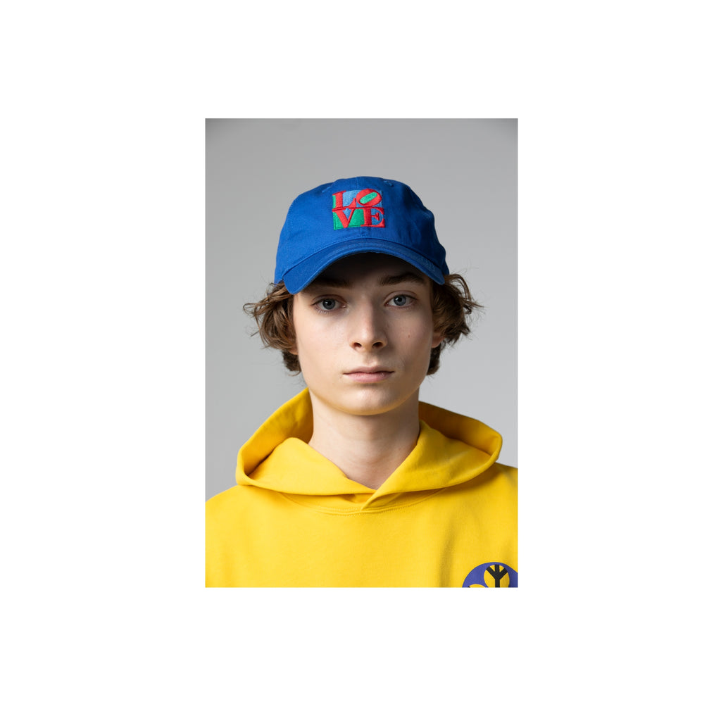 Robert Indiana Love Patch Dad Cap - Blue