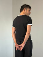 Queer Power T-Shirt in Black / White by LUDOVIC DE SAINT SERNIN