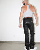 THE LEATHER FIVE POCKET JEAN by GYMNASIUM