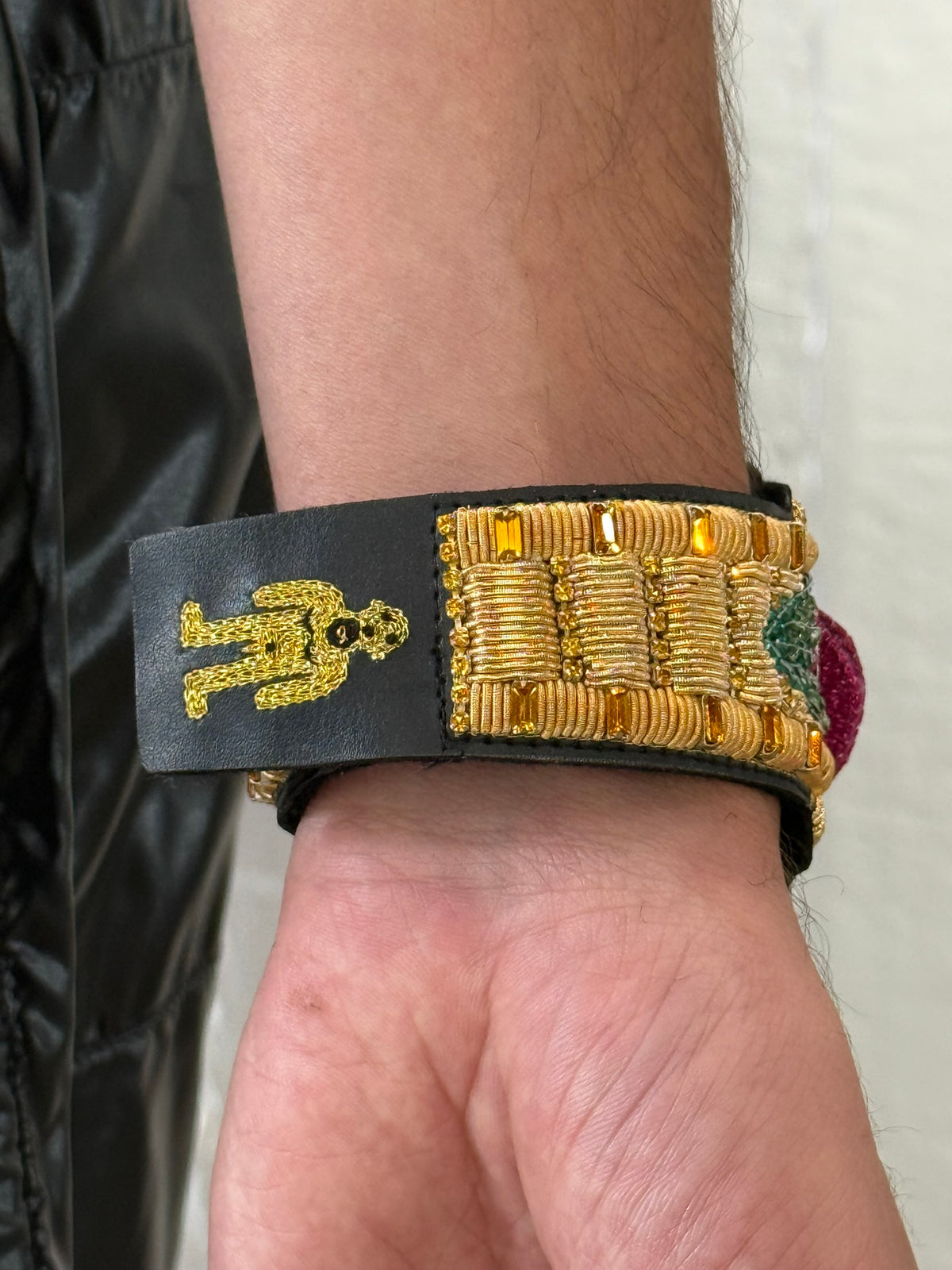 FLOWER POWER WATCH BRACELET by Walter Van Beirendonck