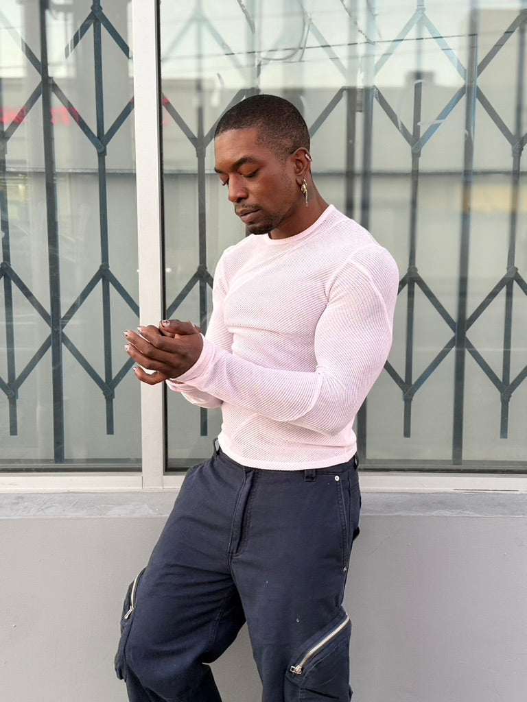 Eckhaus Latta Spiral Longsleeve Pheony