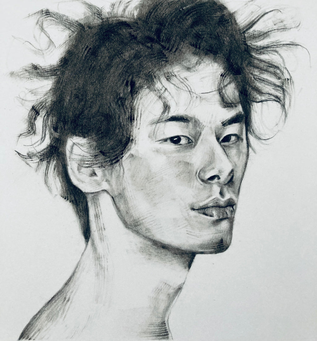 Carmine Santaniello, Charcoal Portraits #2, 2023