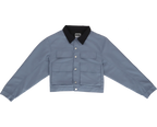 NUDD LABS CROP POCKET JACKET GREY