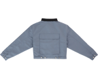 NUDD LABS CROP POCKET JACKET GREY