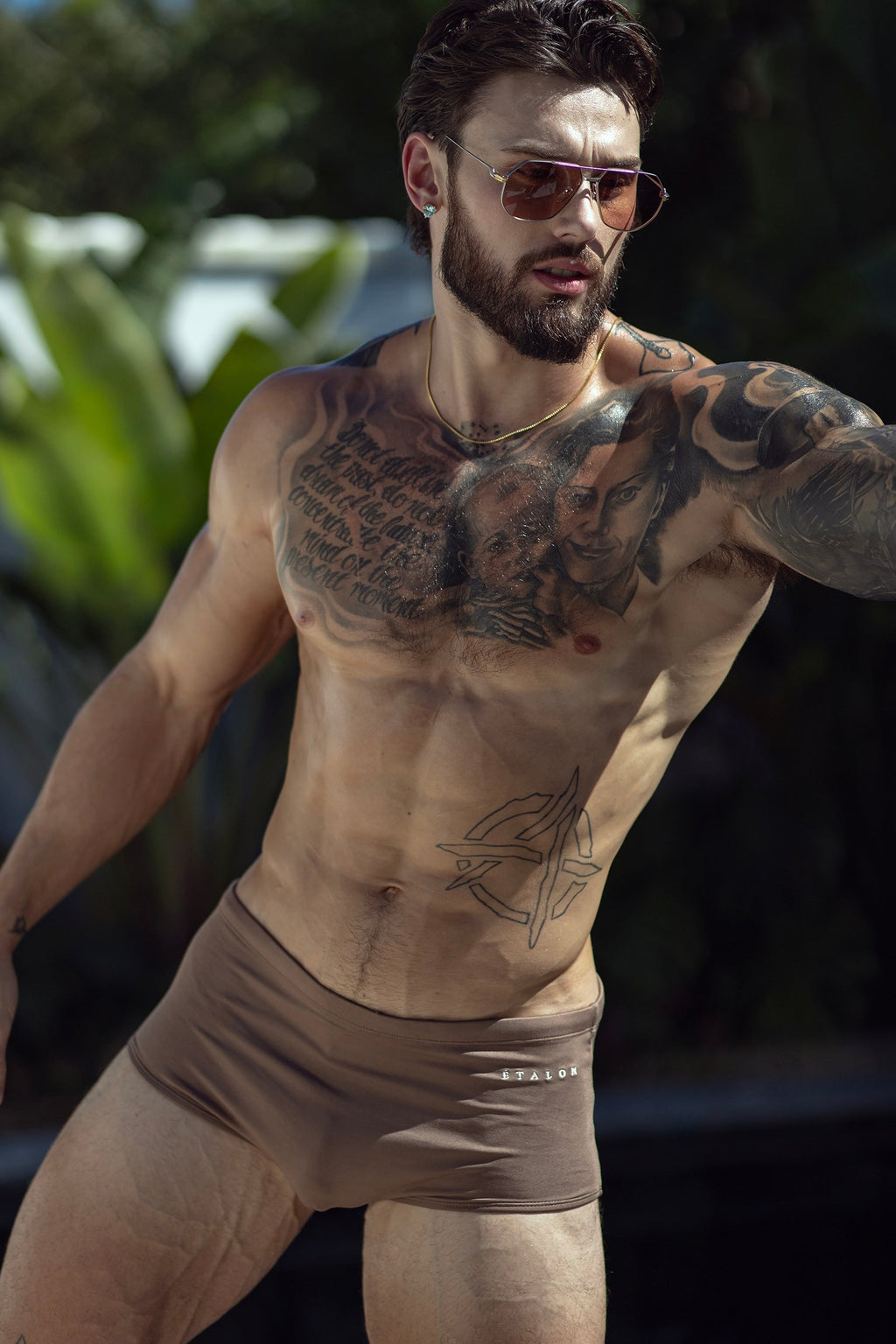 Brown Swim Sunga