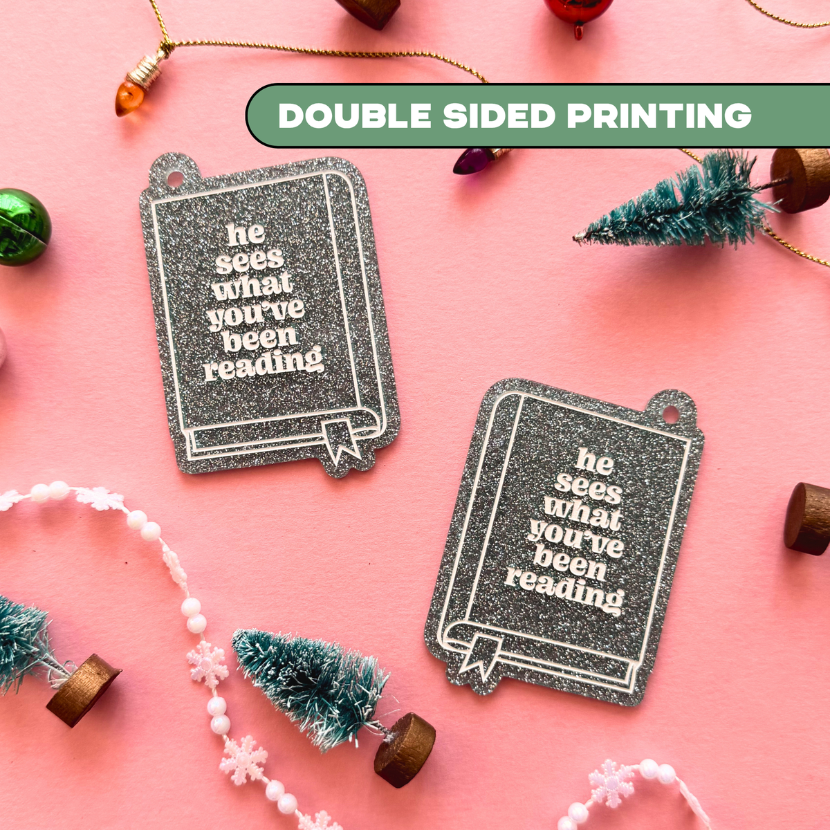 Deck the Halls Not Your Family Snarky Christmas Ornament