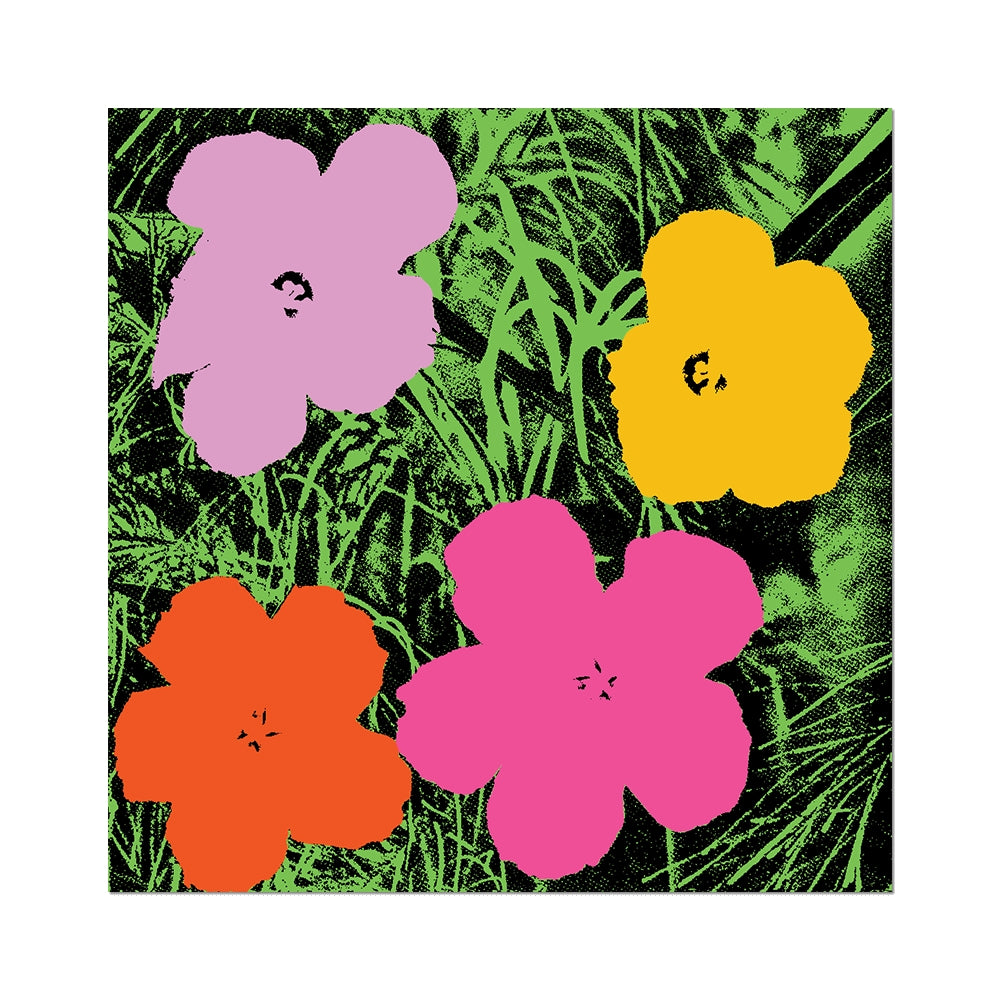Flowers By Warhol - Die-Cut Sticker