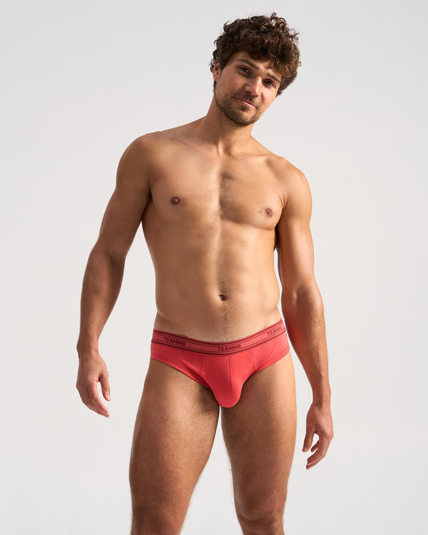 TEAMM8 Cotton Classic Brief - Raspberry
