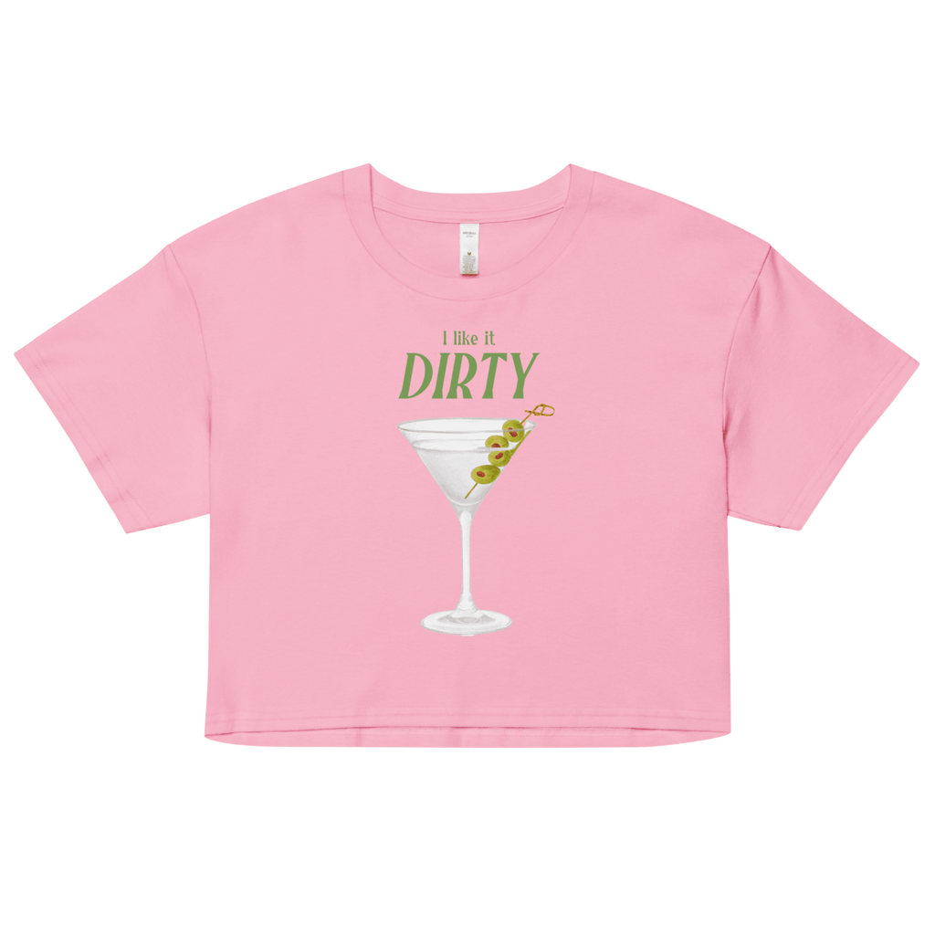 I Like It Dirty Martini Crop Top