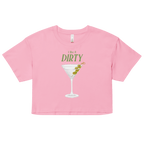 I Like It Dirty Martini Crop Top