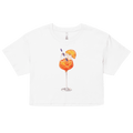 Orange Spritz Watercolor Crop Top