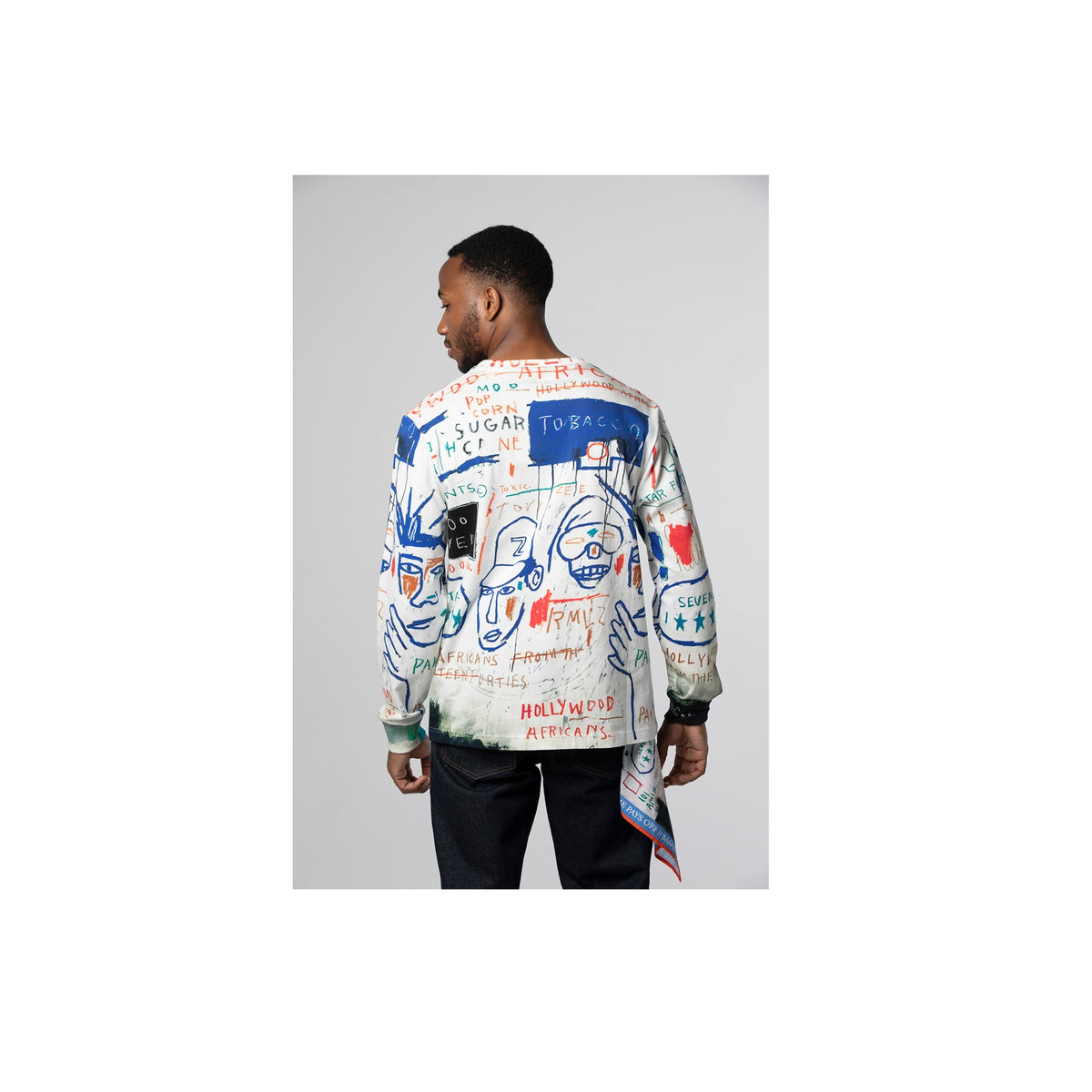 Jean-Michel Basquiat Hollywood Africans Long Sleeve T-Shirt