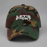 Let's F*Ck Dad Hat by YES HOMO - Green Camo