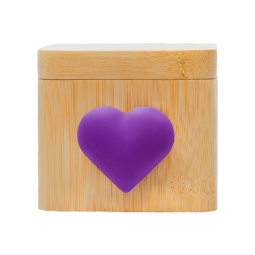 Lovebox Color & Photo - Bubble Heart Purple